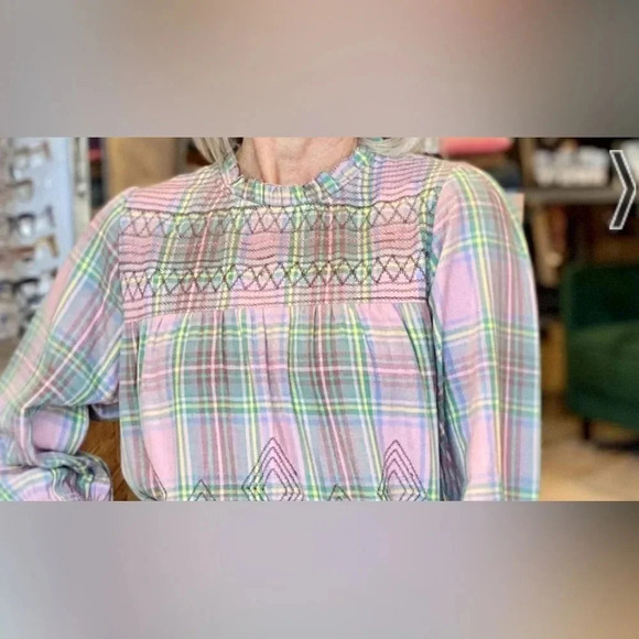 Ivy Jane Passion For Plaid Top. Size Small - Picture 2 of 6
